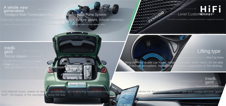 BYD Sealion 06GT: Unleashing Power and Style in a Compact Electric GT