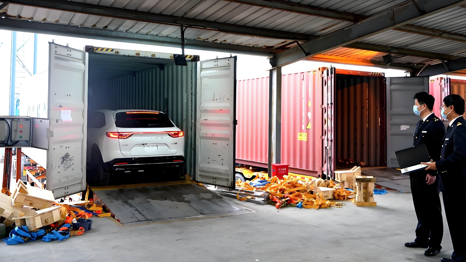vehicle shipping process overseas