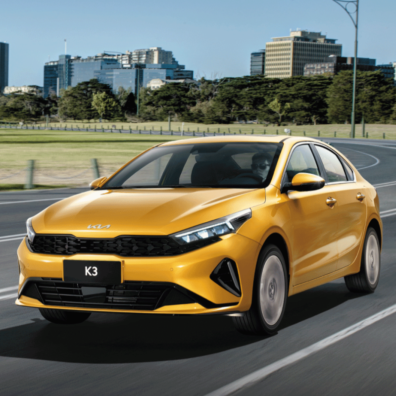 The 2024 Kia K3 excels in the compact sedan segment by offering a blend of modern design, advanced technology, and impressive fuel efficiency. This model features sleek lines and a refined interior, p